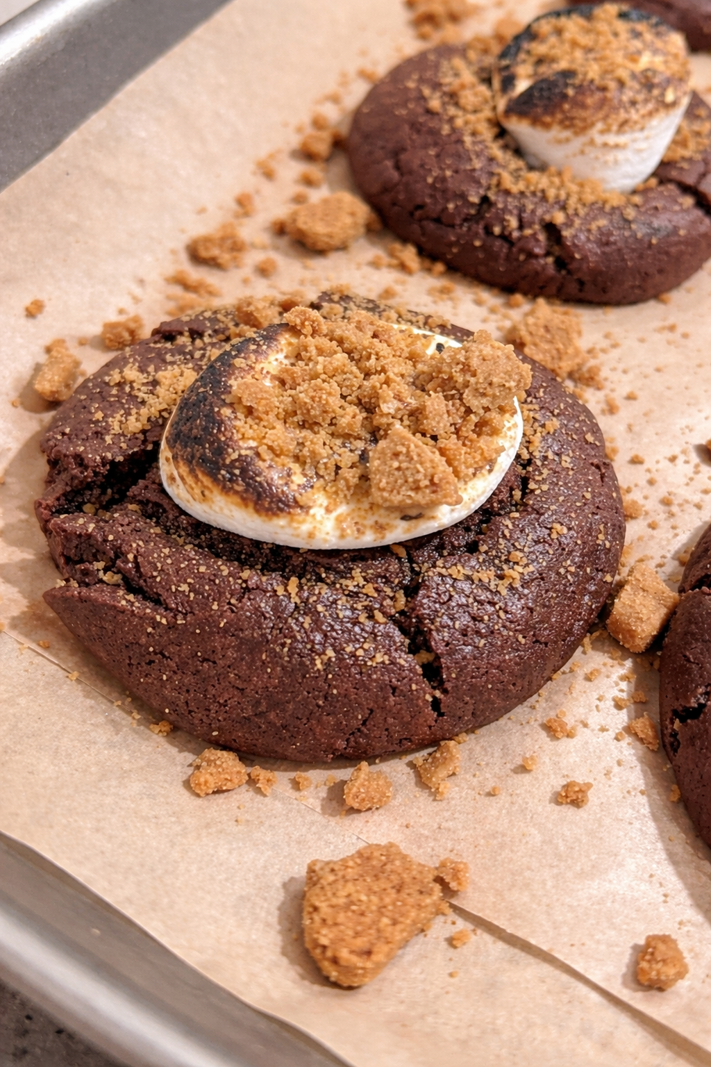 Gluten Free S'mores Cookies